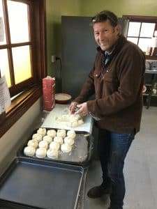 Bill Making Scones