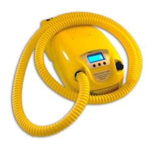 ISLAND INFLATABLES DELUXE BOAT PUMP 12V Built-In Battery with Universal fittings to suit other inflatable Boat brands