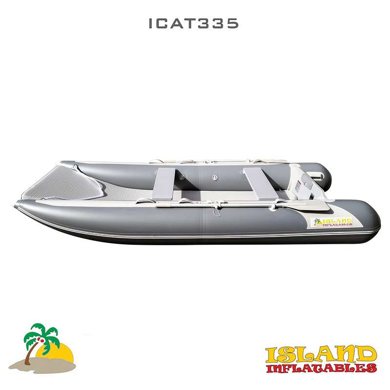 Island Inflatables icat 335 side view elevated